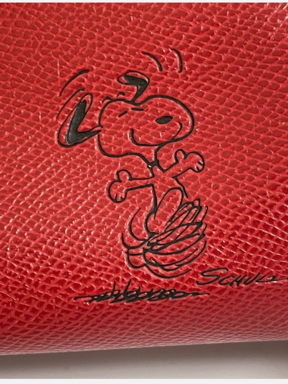 Coach x Peanuts snoopy Limited Edition red Leather Satchel - Picture 2 of 11